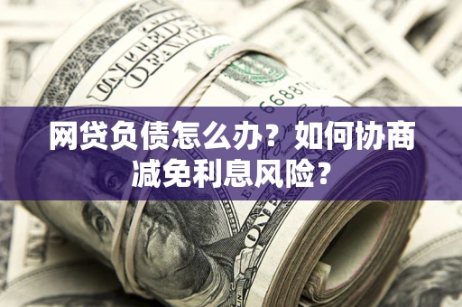 济南网贷负债怎么办？如何协商减免利息风险？