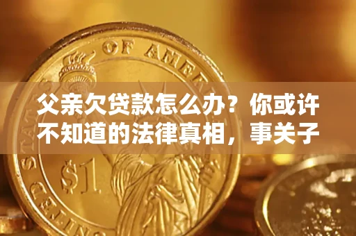 济南父亲欠贷款怎么办？你或许不知道的法律真相，事关子女未来
