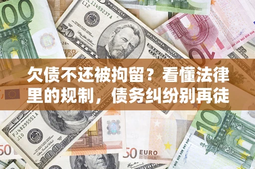 济南欠债不还被拘留？看懂法律里的规制，债务纠纷别再徒劳奔波