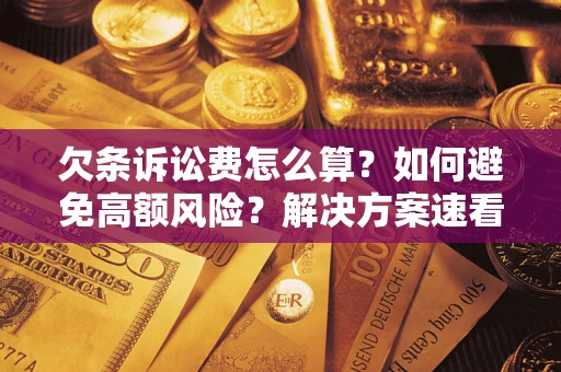 济南欠条诉讼费怎么算？如何避免高额风险？解决方案速看！