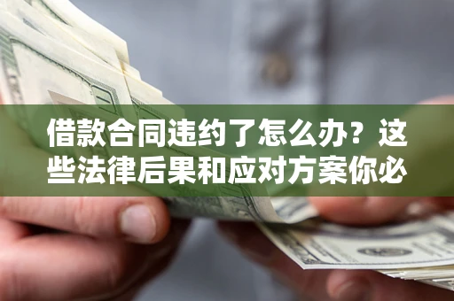 济南借款合同违约了怎么办？这些法律后果和应对方案你必须知道