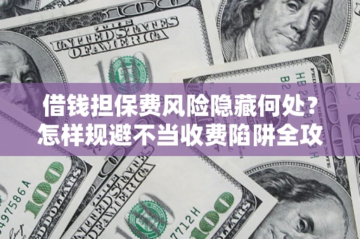 济南借钱担保费风险隐藏何处？怎样规避不当收费陷阱全攻略！
