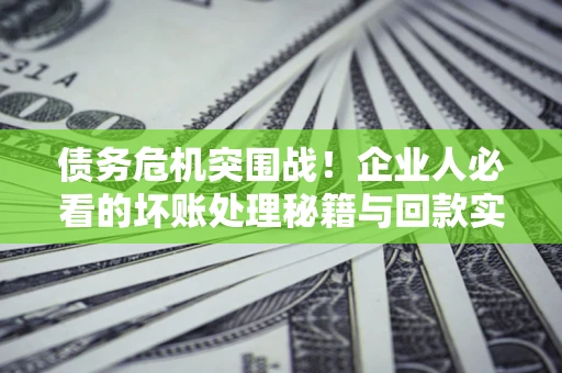 济南债务危机突围战！企业人必看的坏账处理秘籍与回款实战指南